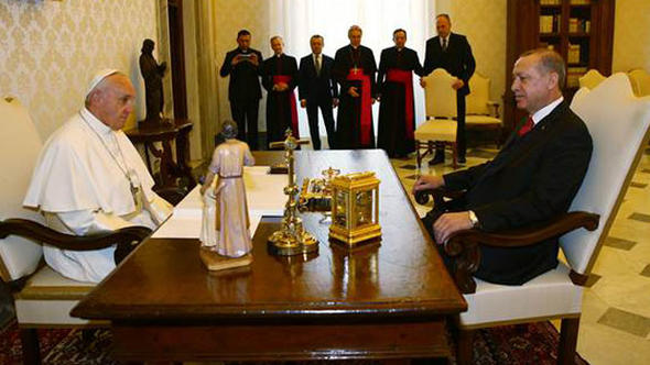 Cumhurbaşkanı Papayı Vatikanda Ziyaret Etti