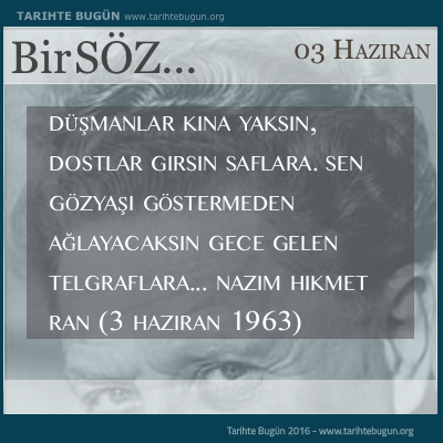 Nazım Hikmet Ran öldü