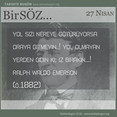 Ralph Waldo Emerson kimdir ölüm tarihi
