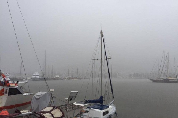 Bodrumda sağanak yağış