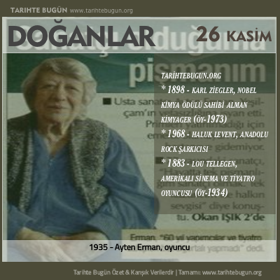 Bugün doğan özet 26 Kasim