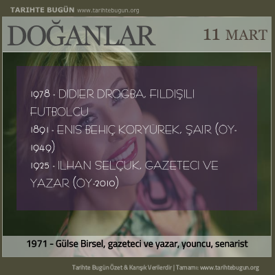 Bugün doğan özet 11 Mart