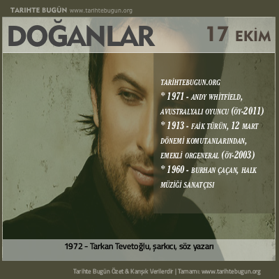 Bugün doğan özet 17 Ekim