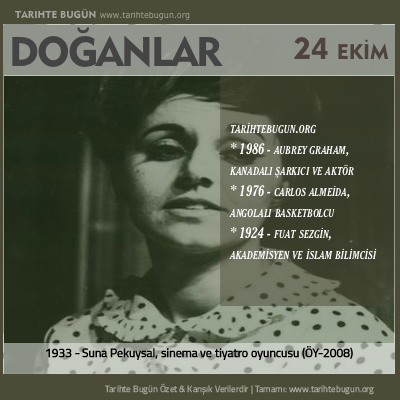 Bugün doğan özet 24 Ekim