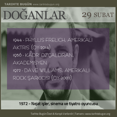 Bugün doğan özet 29 Şubat