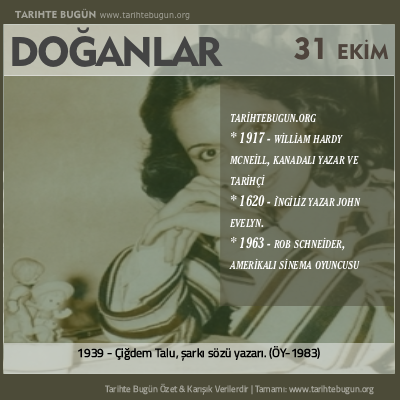 Bugün doğan özet 31 Ekim