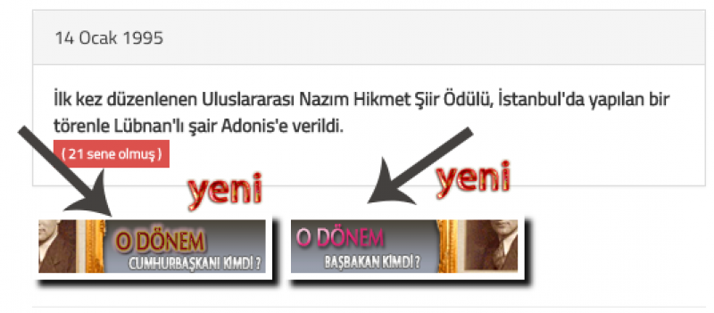 Dönemin Cumhurbaşkanı Başbakanı