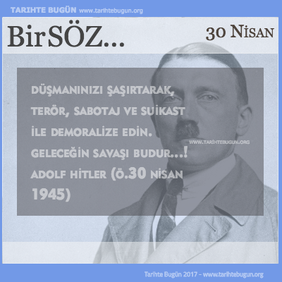 Günün Sözü Adolf Hitler Geleceğin savaşı
