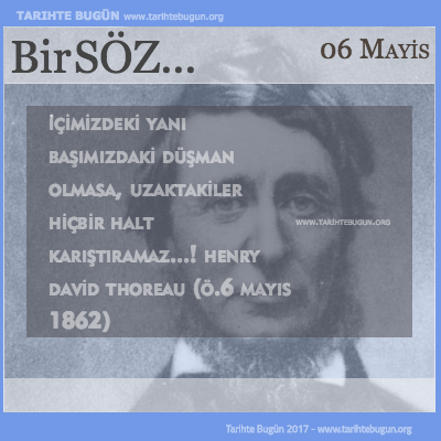 Günün Sözü Henry David Thoreau yanı başımızdaki düşman olmasa