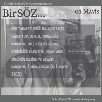 Günün Sözü Mina Urgan Ben tarafsız değilim