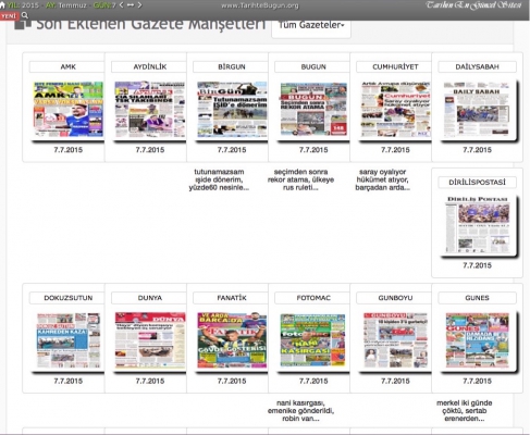 Günün gazete manşetleri hazır