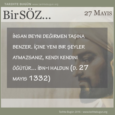 Günün Sözü İbn-i Haldun insan beyni