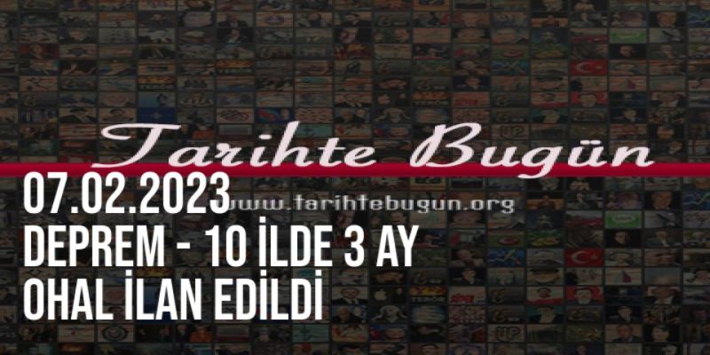 Deprem Bölgesindeki 10 ilde 3 ay OHAL ilan edildi