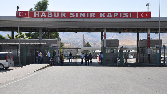 Habur Sınır Kapısı Tek Taraflı Kapatıldı