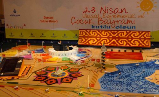Türkiye domino rekoru kırıldı